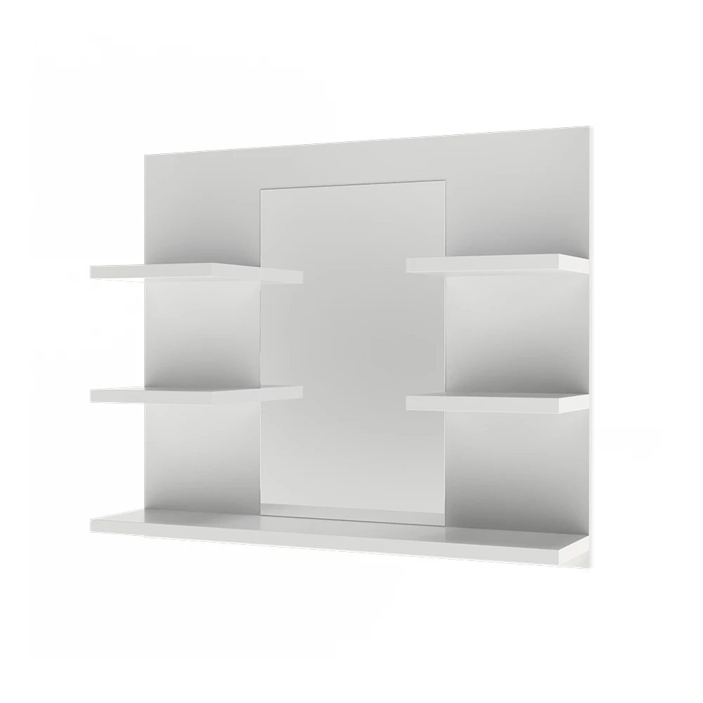 Badkamerspiegelkast Wilbur Wit 58.8 x 50 cm met planken Vicco