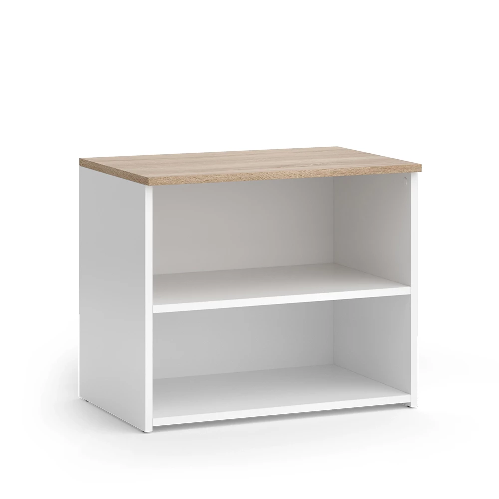 Vicco TV-meubel "Wido", Wit/Sonoma, 60 x 50 cm met 2 compartimenten