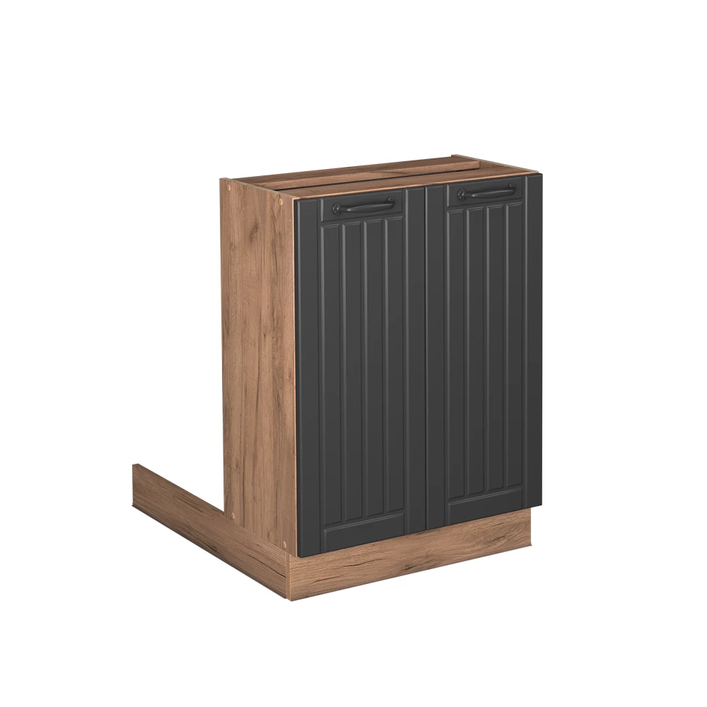 Keukeneiland Fame-Line Donkergrijs 60 cm zonder werkblad Vicco