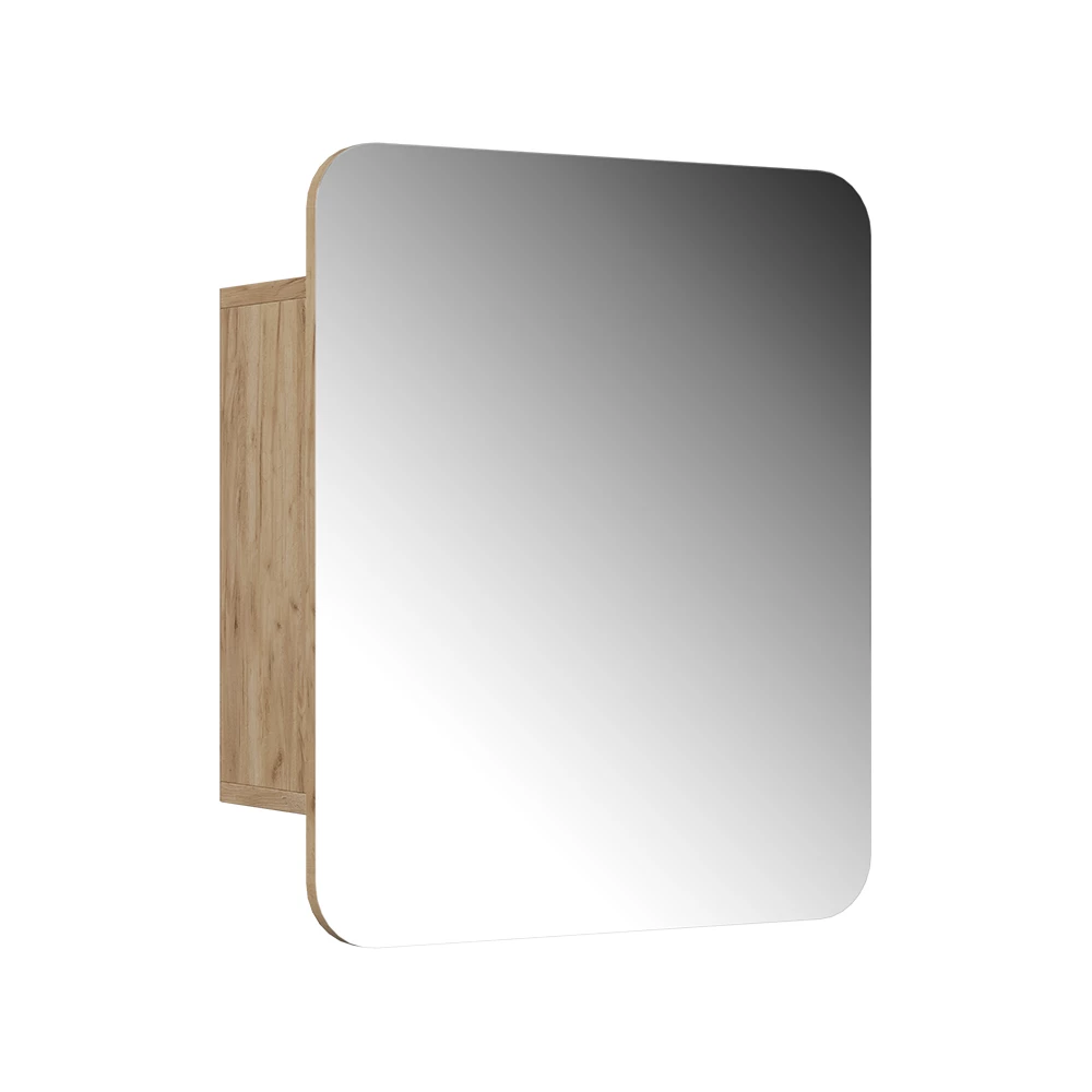 Badkamerspiegelkast Zino Krachtige eik goud 60 x 50 cm met planken Vicco