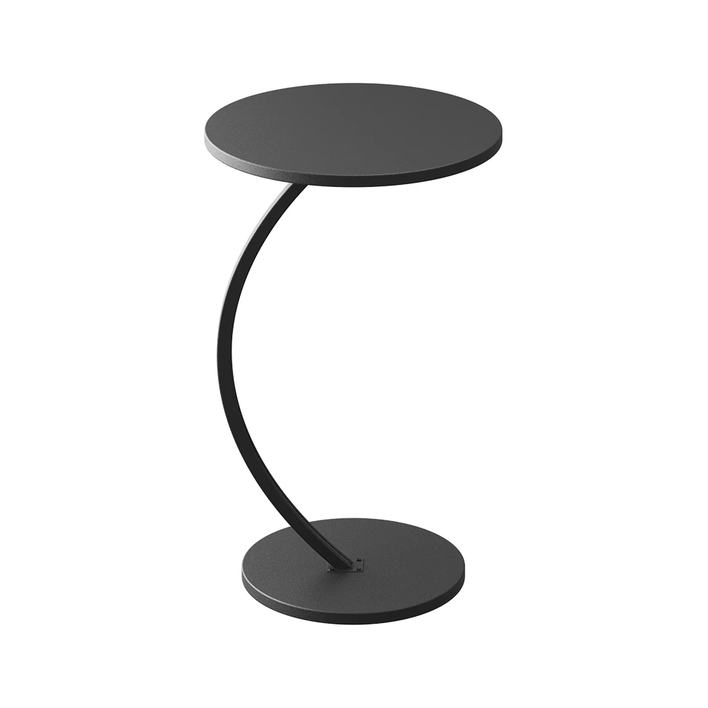 Salontafel Alvio Zwart 40 x 60 cm Vicco
