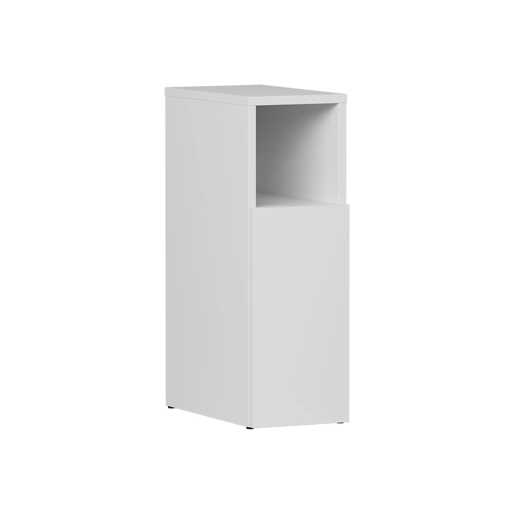 Nachtkastje Enton Wit 20 x 59.5 cm met 1 deur Vicco