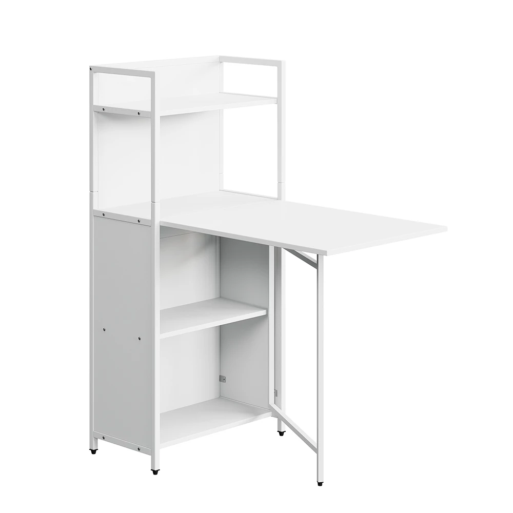 Bureau Savio Wit 57 x 30 cm met opklapbaar tafelblad Vicco