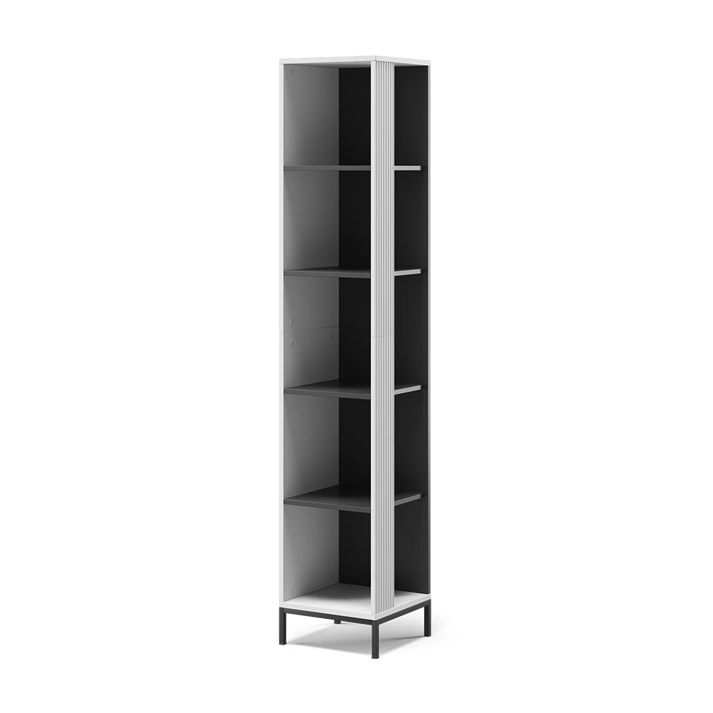 Boekenkast Eliza Wit 36 x 188 cm met 5 compartimenten Vicco