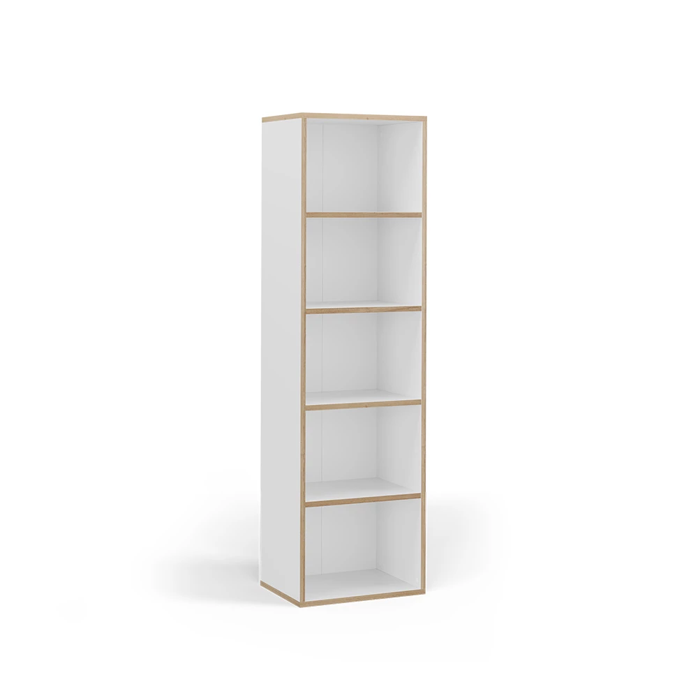 Boekenkast Tetrix Wit 40 x 140 cm met 5 compartimenten Vicco