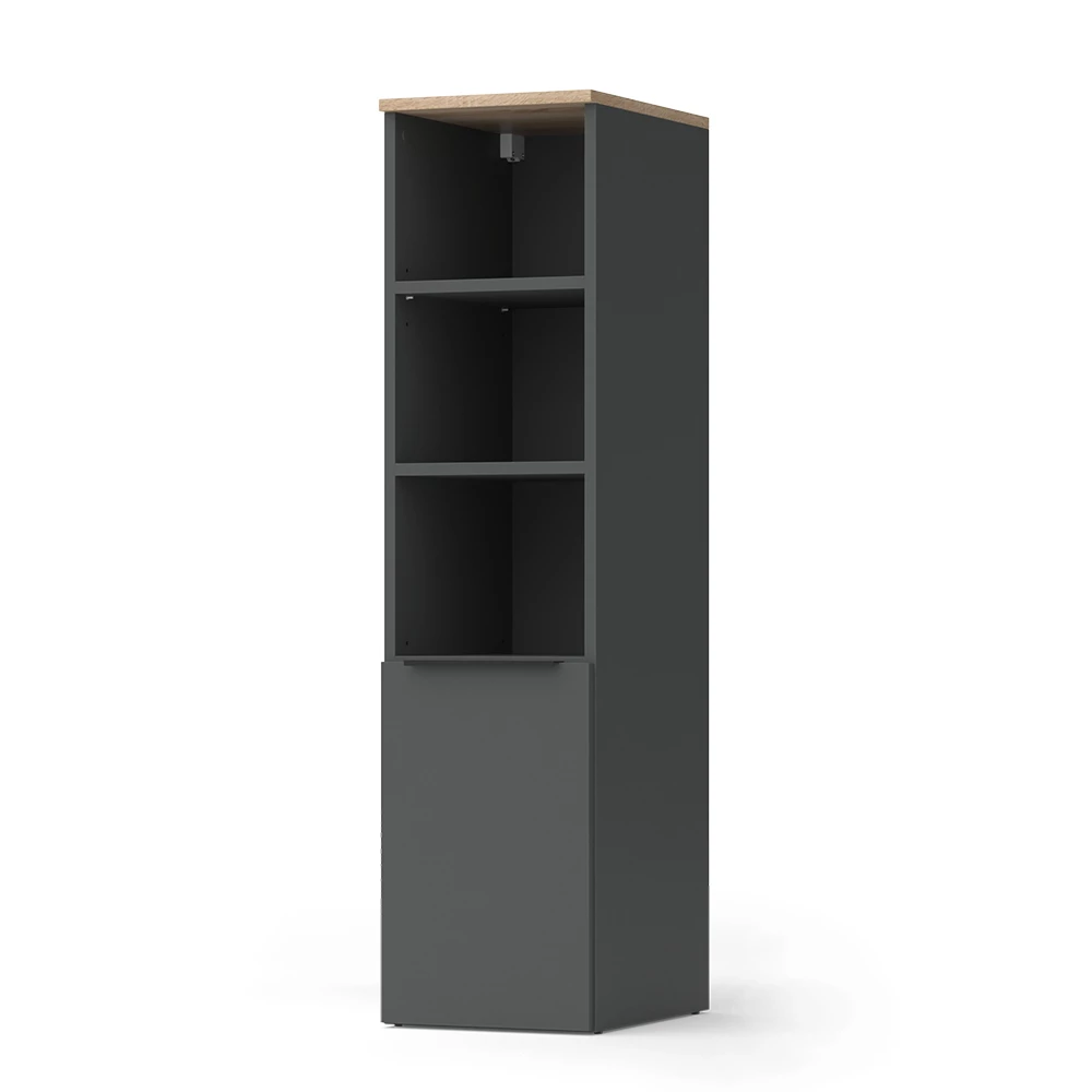 Universele kast Wido Antraciet/Sonoma 30.2 x 120 cm met een deur Vicco