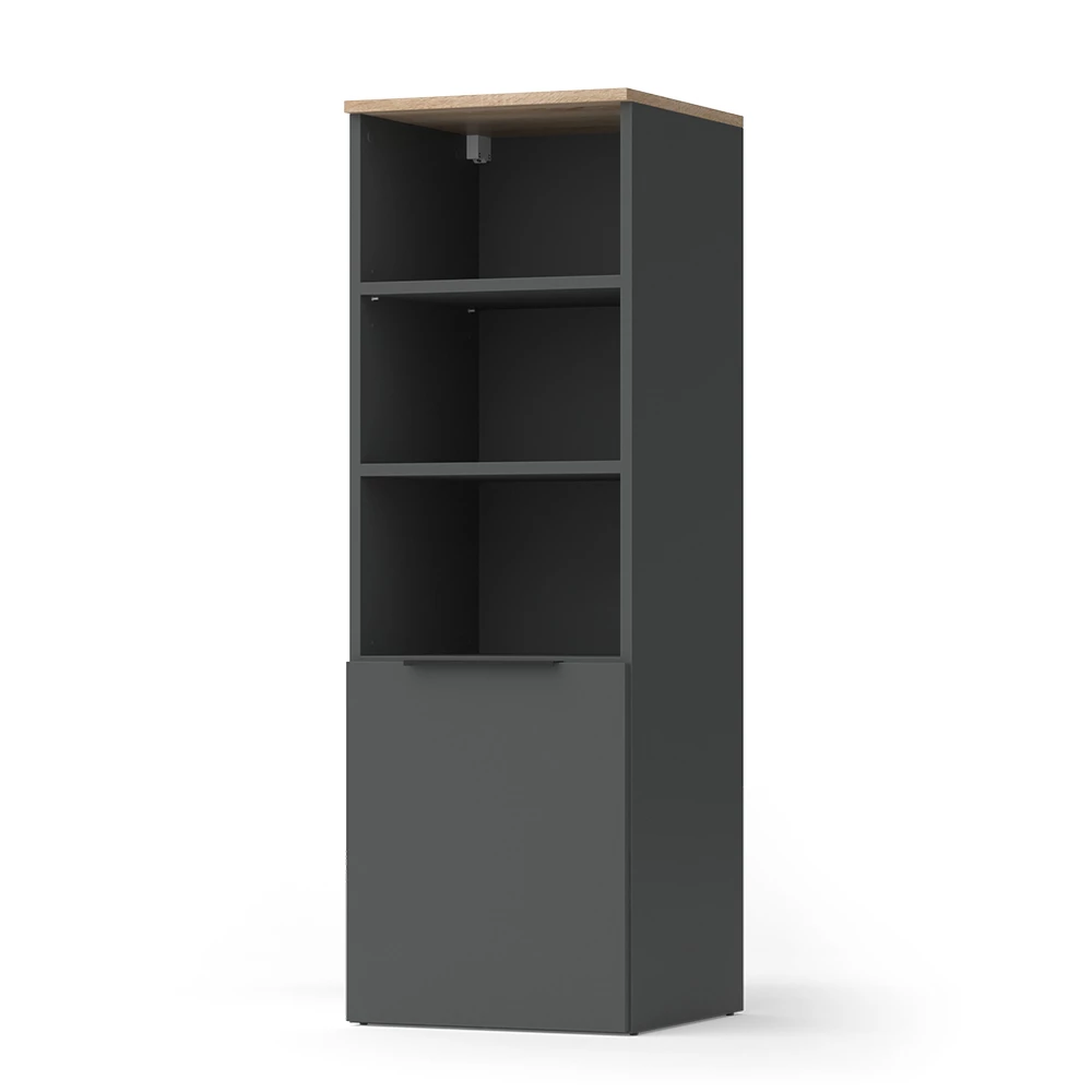 Universele kast Wido Antraciet/Sonoma 40.2 x 120 cm met een deur Vicco