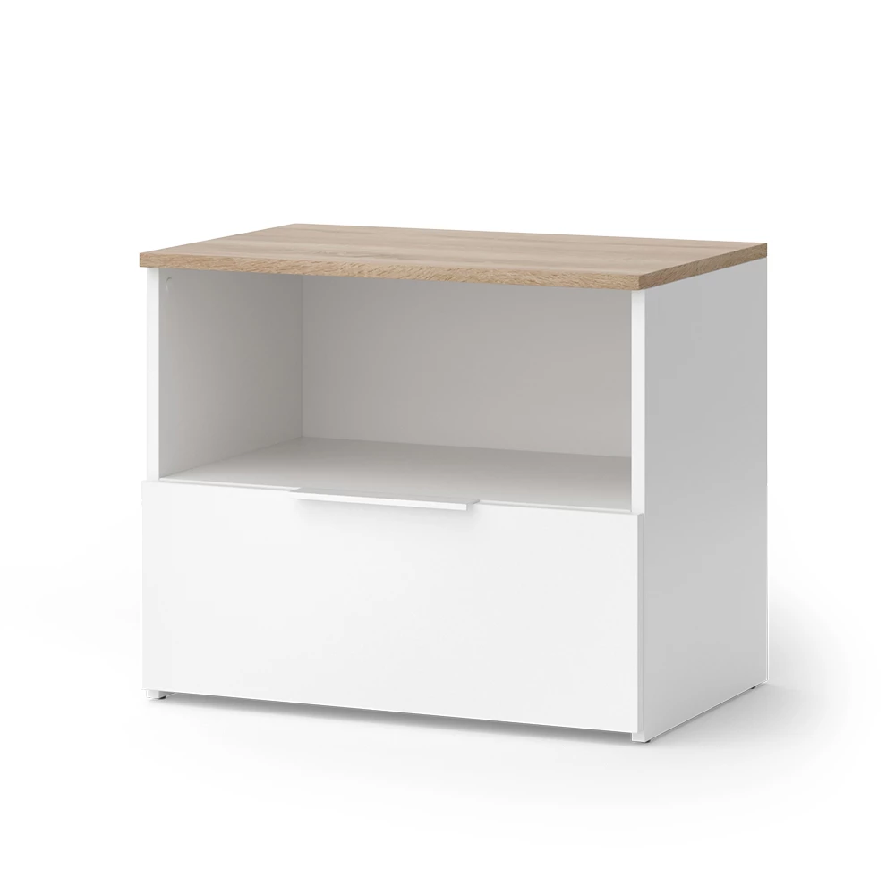 Sideboard Wido Wit/Sonoma 60 x 50 cm met klep Vicco