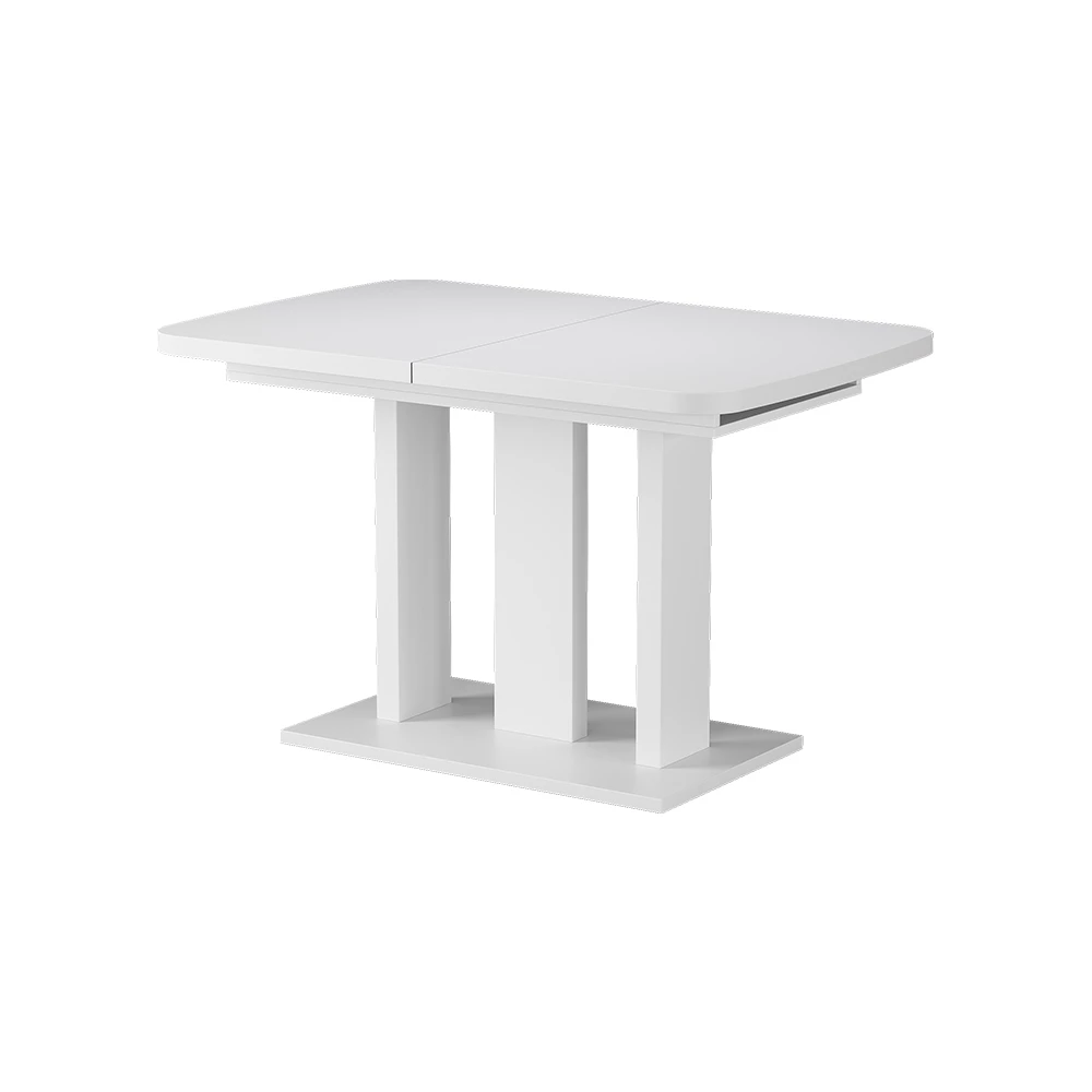 Eettafel Fenaro Wit 120 x 80 cm 2 delen Vicco