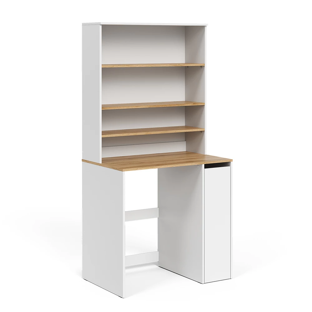 Wasmachinekast Viktor Wit/Kunstnijverheid 93.6 x 88.2 cm 2 delen met kast en legplank Vicco