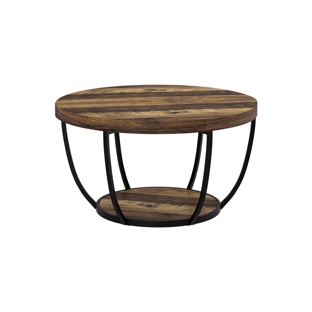 Salontafel Arvina Eiken rustiek 80 x 80 cm Vicco