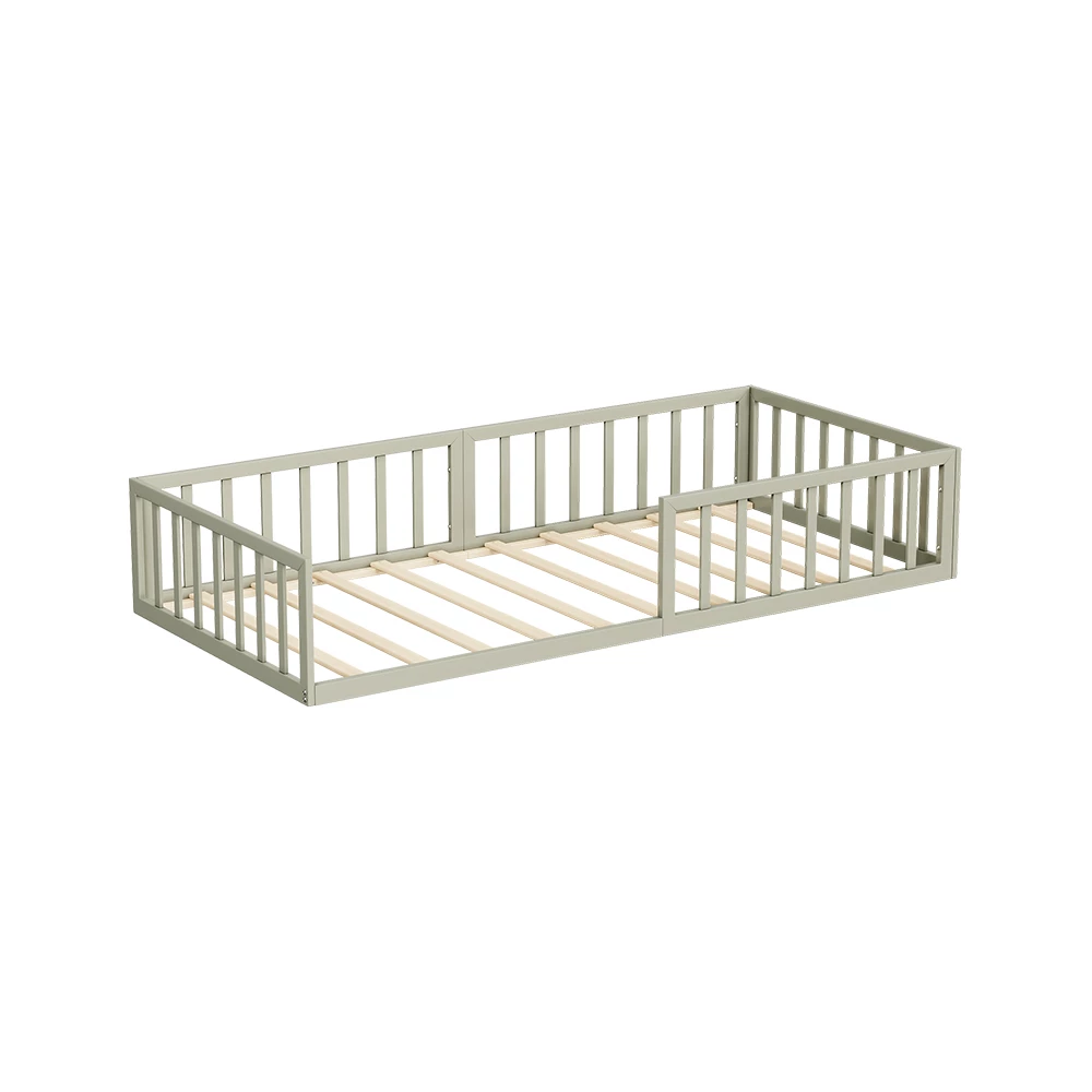 Kinderbed Minno Grijs 205 x 95 cm Zonder matras Vitalispa