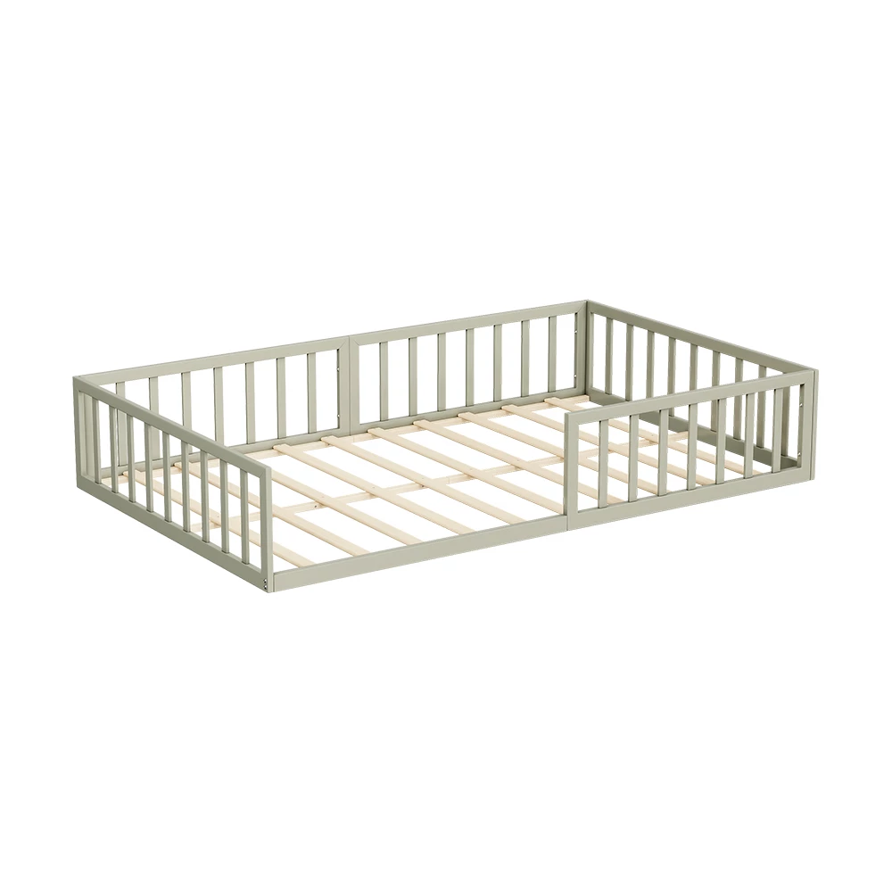 Kinderbed Minno Grijs 205 x 125 cm Zonder matras Vitalispa