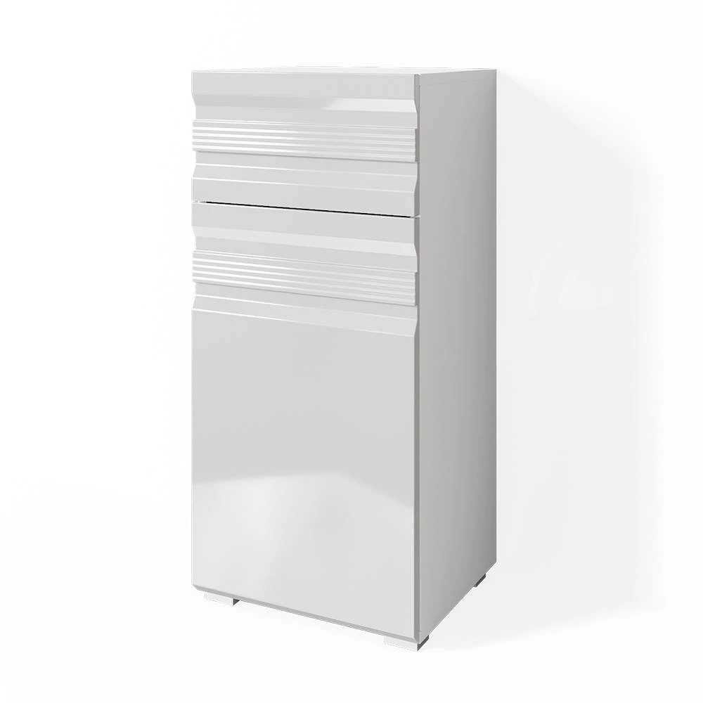 Halfhoge kast Fredd Wit Hoogglans 36.4 x 79 cm Vicco