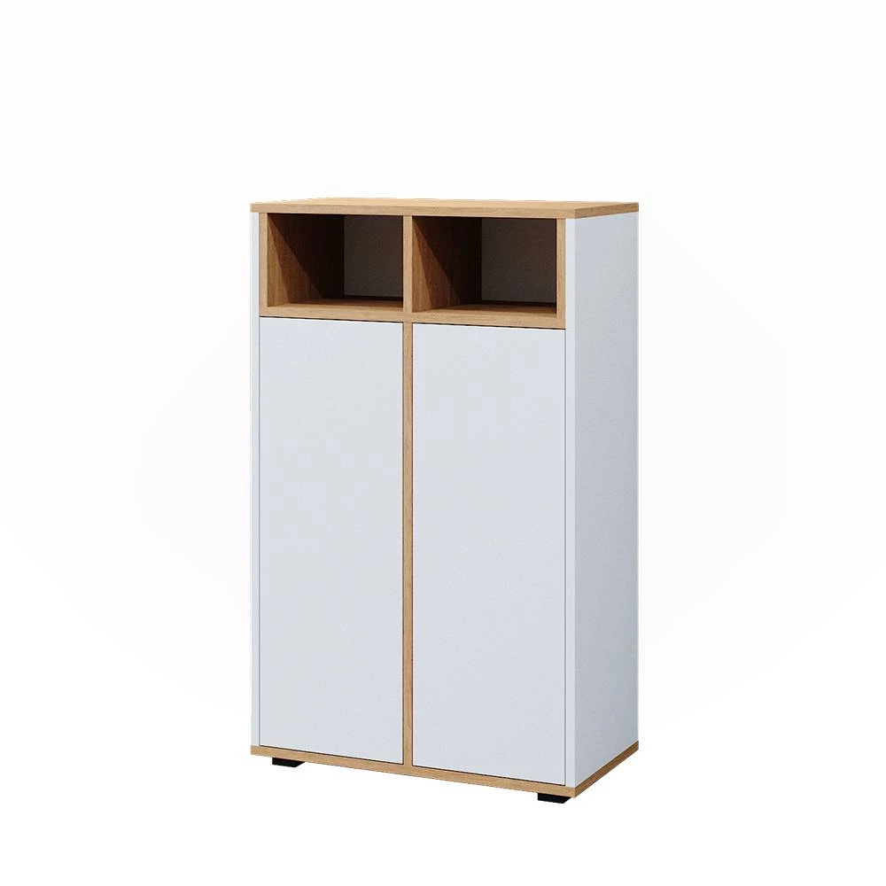 Halfhoge kast Didi Wit/Kunstnijverheid 60 x 97 cm met 2 deuren Vicco