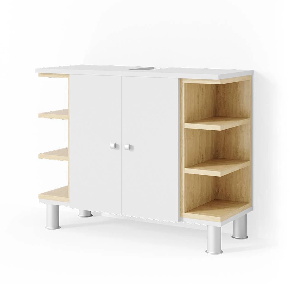 Wastafelonderkast Aquis Wit 79.6 x 64 cm Vicco