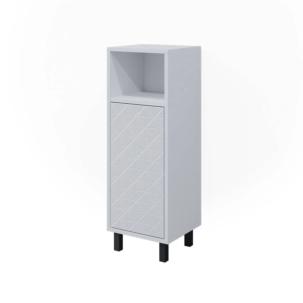 Halfhoge kast Agasta Wit 30 x 87.2 cm Vicco