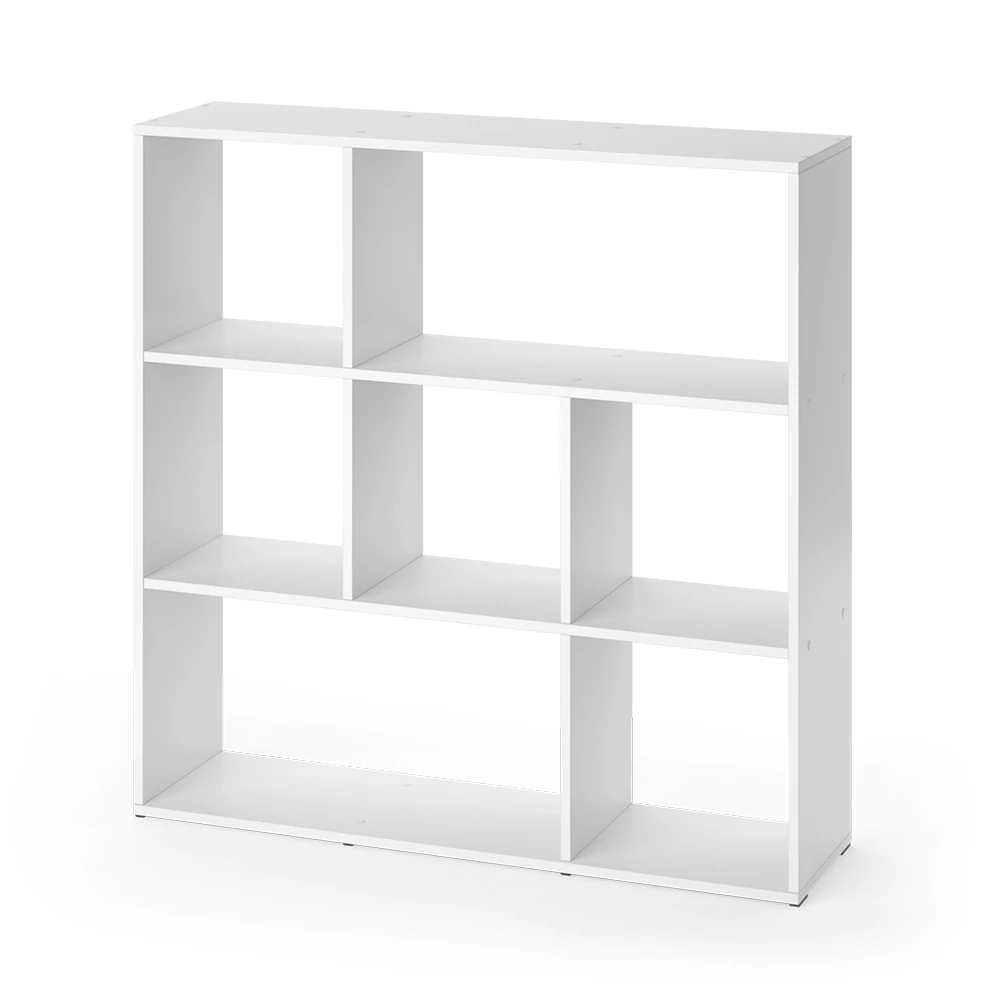 Ruimteverdeler Nove Wit 107.2 x 107.8 cm 7 vakken Vicco