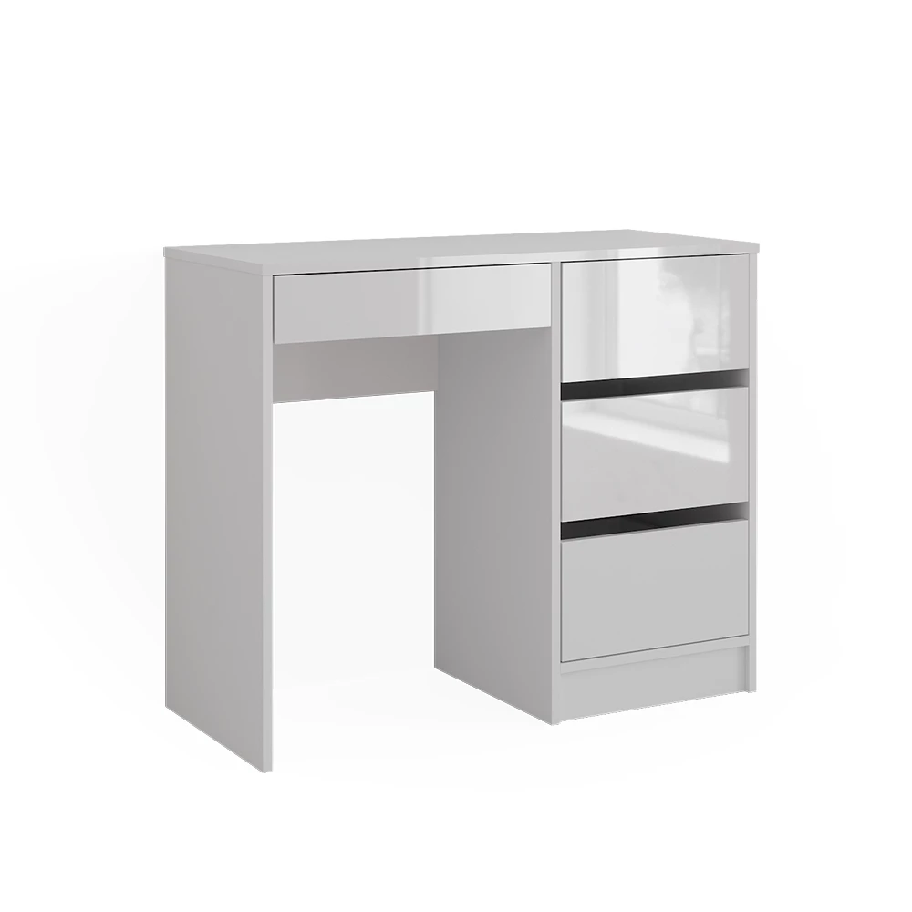 Bureau Sherry Wit Hoogglans 90 x 40 cm met laden Vicco