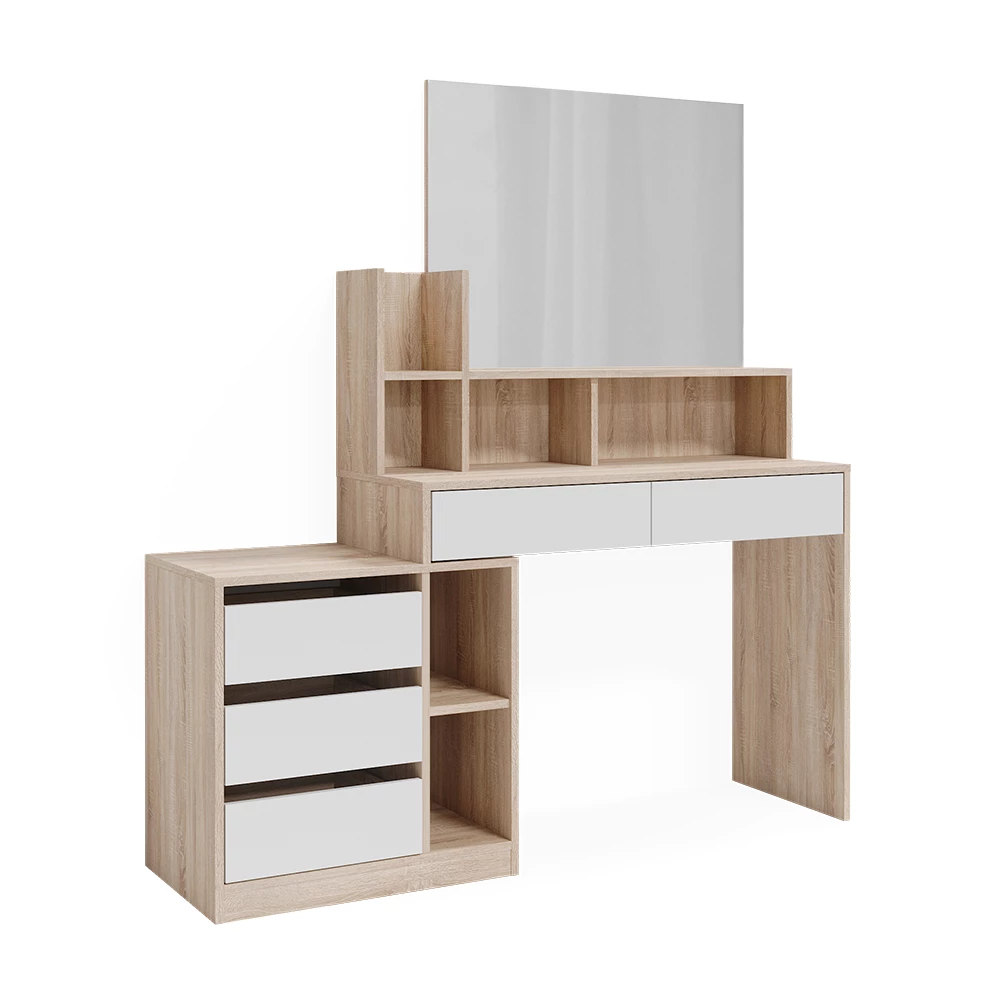 Bureau Anja Wit/Sonoma 139.8 x 40 cm met laden Vicco