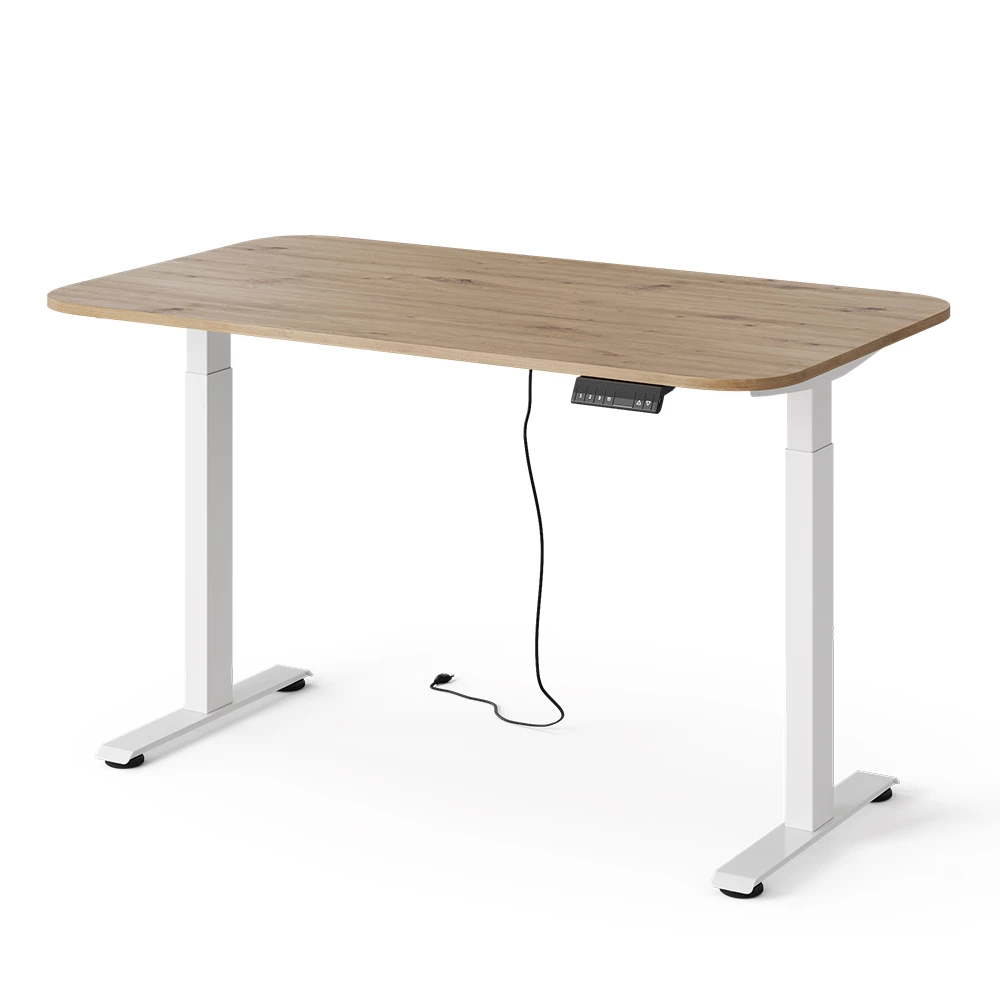 Bureau Elevate Wit/Kunstnijverheid 140 x 80 cm 2 motoren Vicco