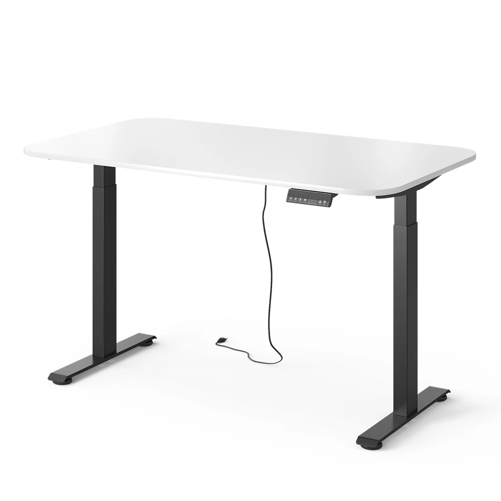 Bureau Elevate Zwart/wit 140 x 80 cm 2 motoren Vicco