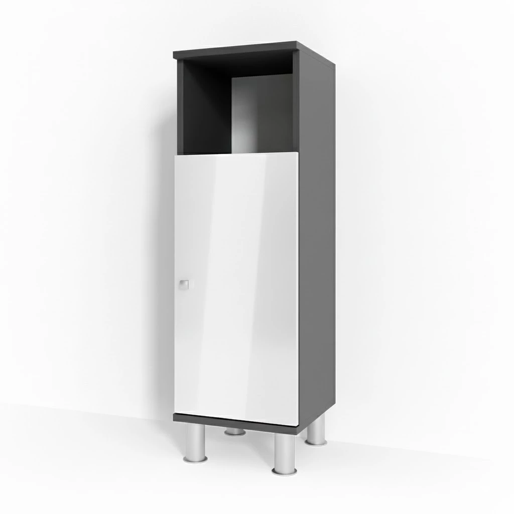 Halfhoge kast Fynn Antraciet 30 x 95 cm Vicco