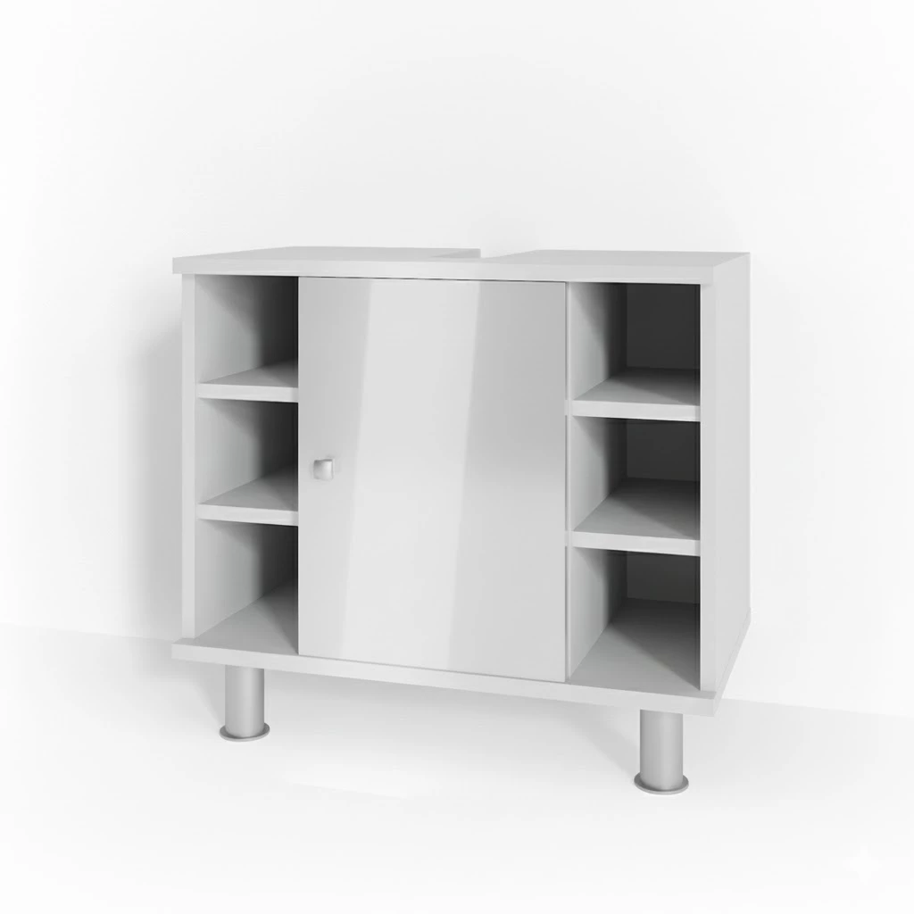 Wastafelonderkast Fynn Wit Hoogglans 60 x 54 cm Vicco