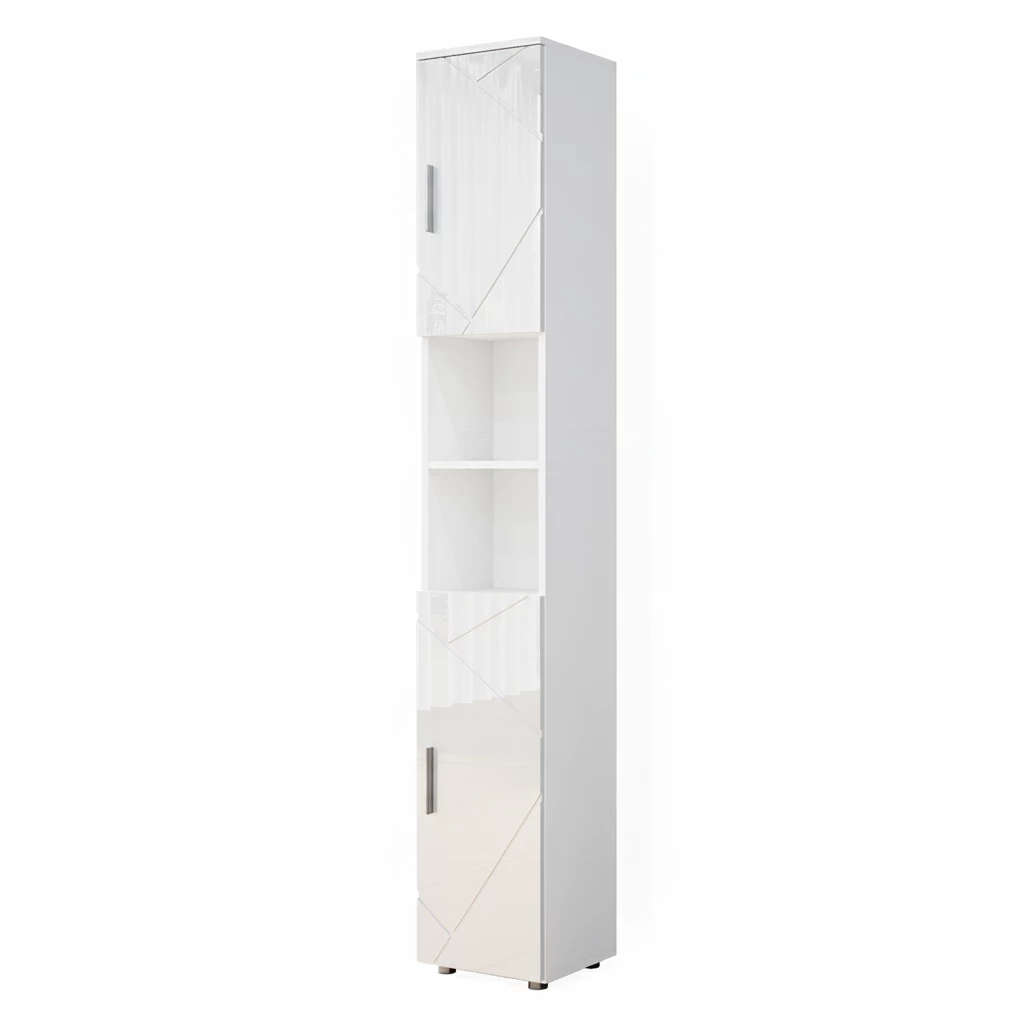 Badkamerkast Irma Wit Hoogglans 30 x 192 cm Vicco
