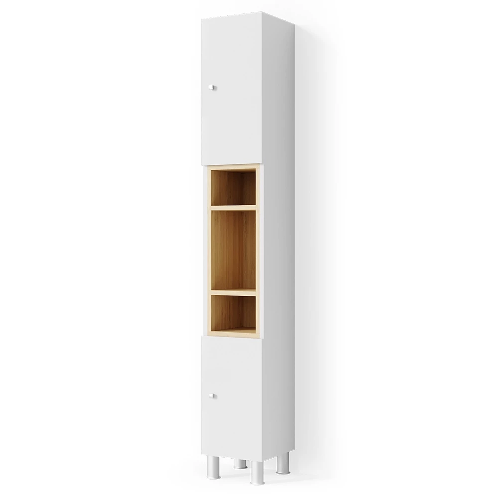 Badkamerkast Aquis Wit 30 x 190 cm Vicco