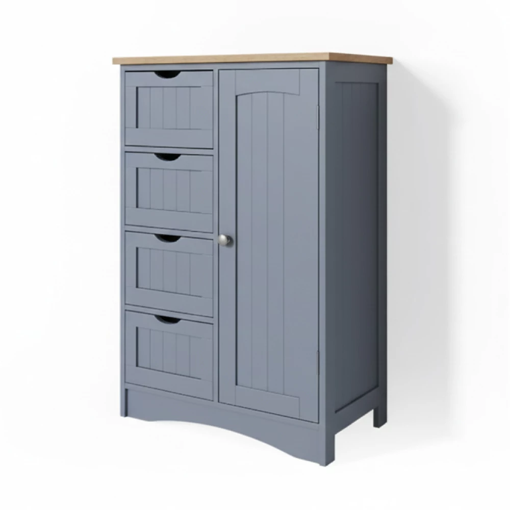 Badkamerkast Bianco Grijs 55 x 81 cm Vicco