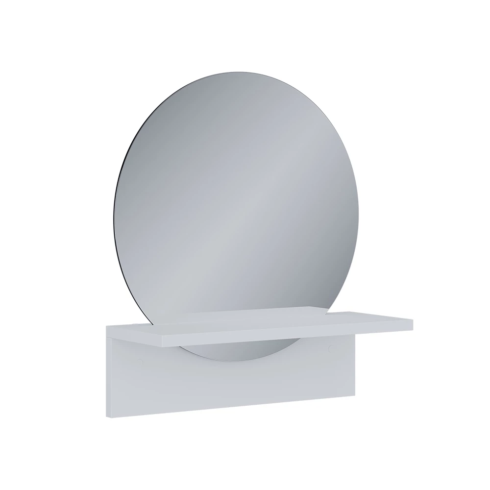 Badkamerspiegel Elyra Wit 40 x 47.5 cm met plank Vicco