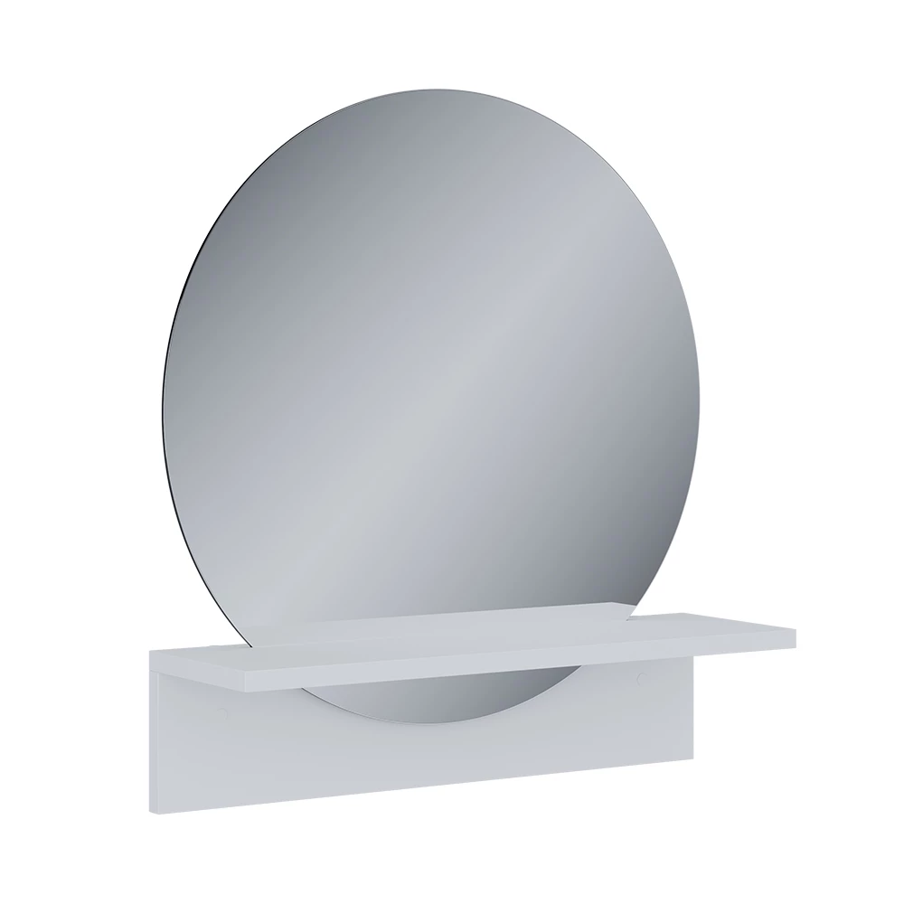 Badkamerspiegel Elyra Wit 50 x 54.5 cm met plank Vicco