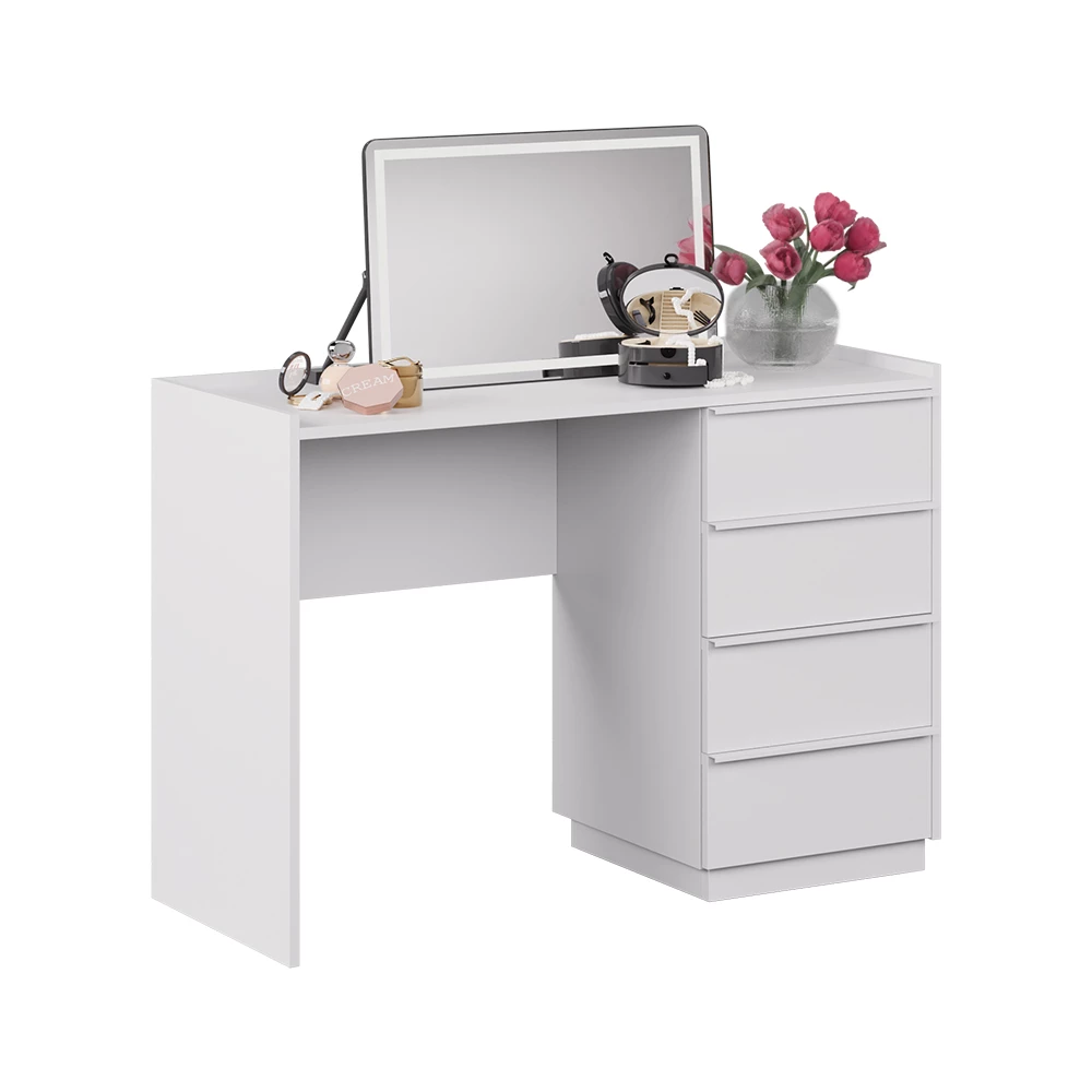 Kaptafel Viktoria Wit 110 cm met 4 lades Vicco