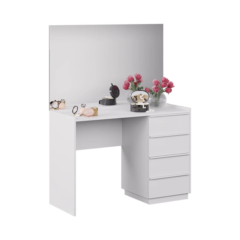 Kaptafel Viktoria Wit 110 cm met spiegel Vicco