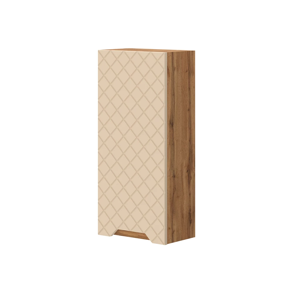 Badkamerkast Lotta Eiken/kasjmier met tegelstructuur 20 x 72.6 cm Vicco