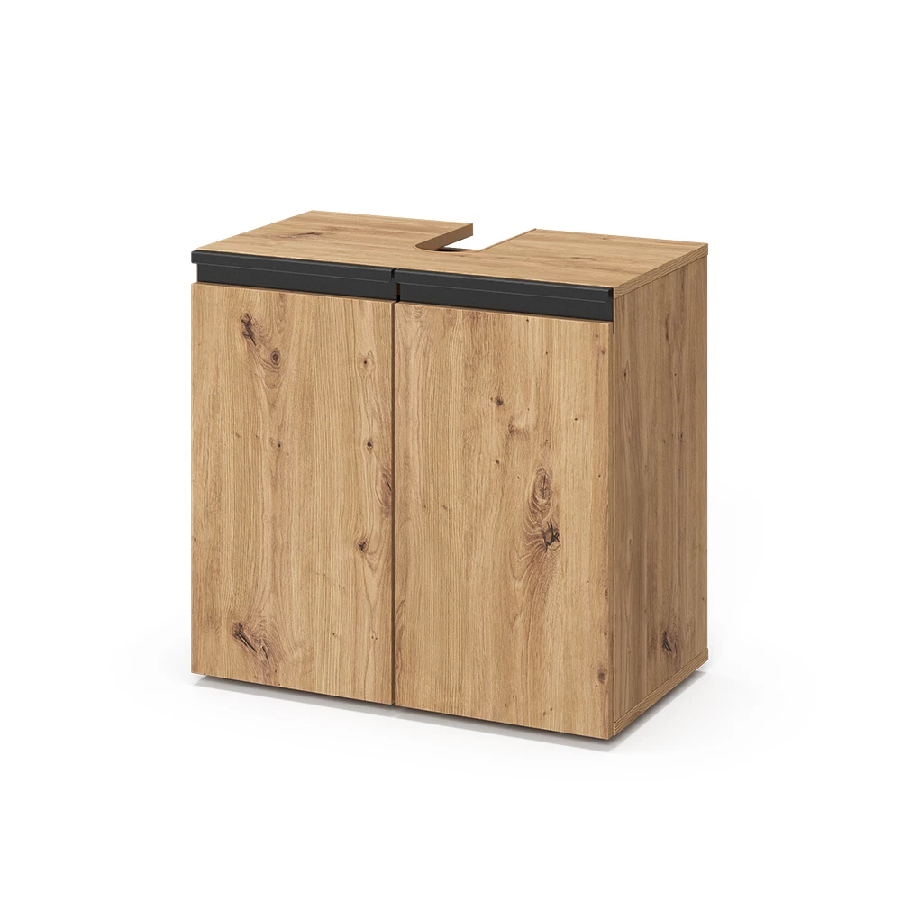 Wastafelonderkast Torren Ambachtelijk 60 x 58 cm met 2 deuren Vicco