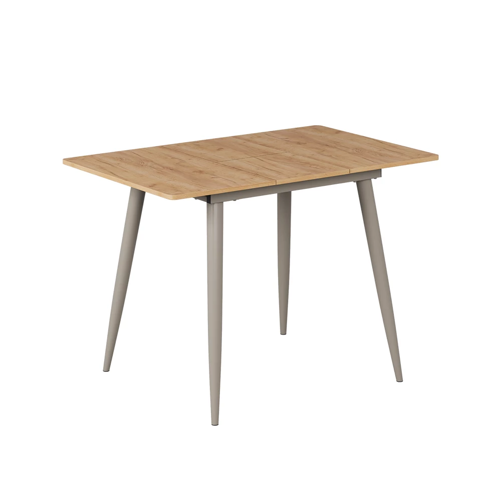 Eettafel Beaver Goldkraft Eik/Grijs 80 x 70 cm Uitschuifbaar Vicco