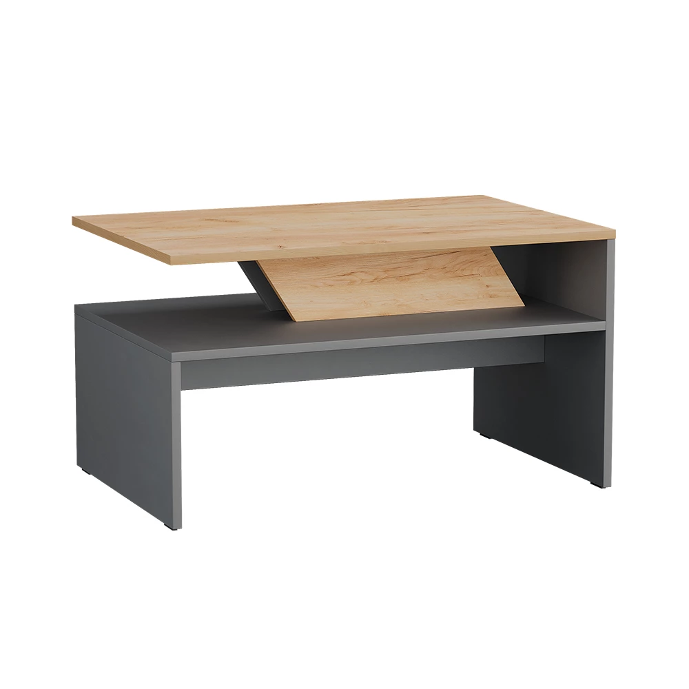 Salontafel Arden Antraciet/Artisan 80 x 52.6 cm Vicco