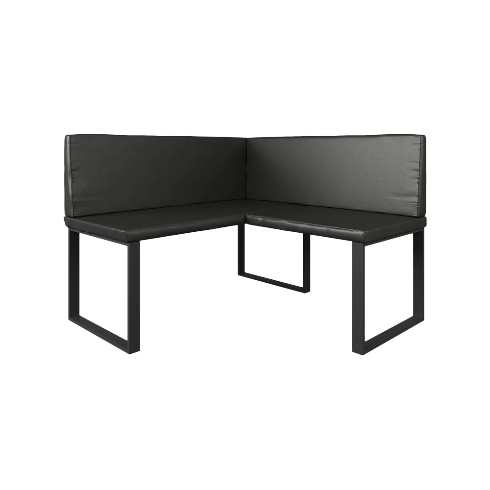 Eetkamerhoekbank Ravon Zwart 120 x 120 cm Vicco