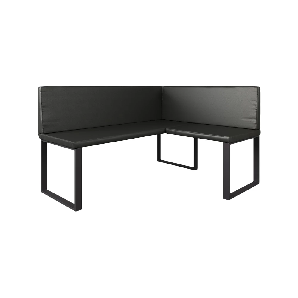 Eetkamerhoekbank Ravon Zwart 120 x 150 cm Vicco
