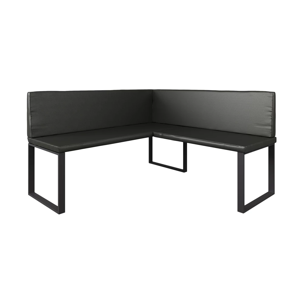 Eetkamerhoekbank Ravon Zwart 150 x 150 cm Vicco