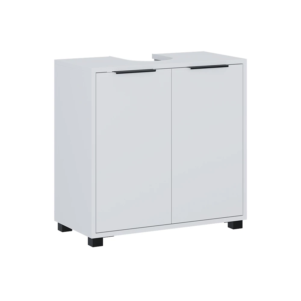 Wastafelonderkast Alina Wit 60 x 60 cm met deuren Vicco