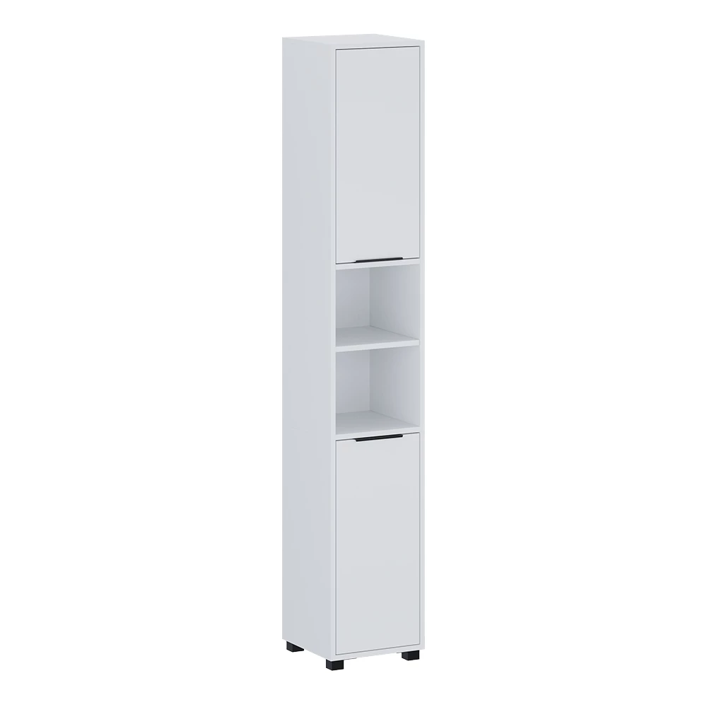 Badkamerkast Alina Wit 30 x 176 cm met 2 deuren Vicco