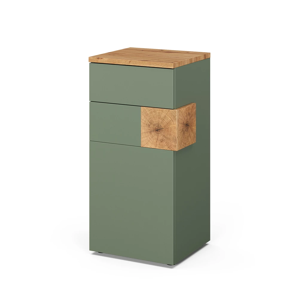 Halfhoge kast Eden Groen/Kunstzinnig 40 x 84 cm Vicco