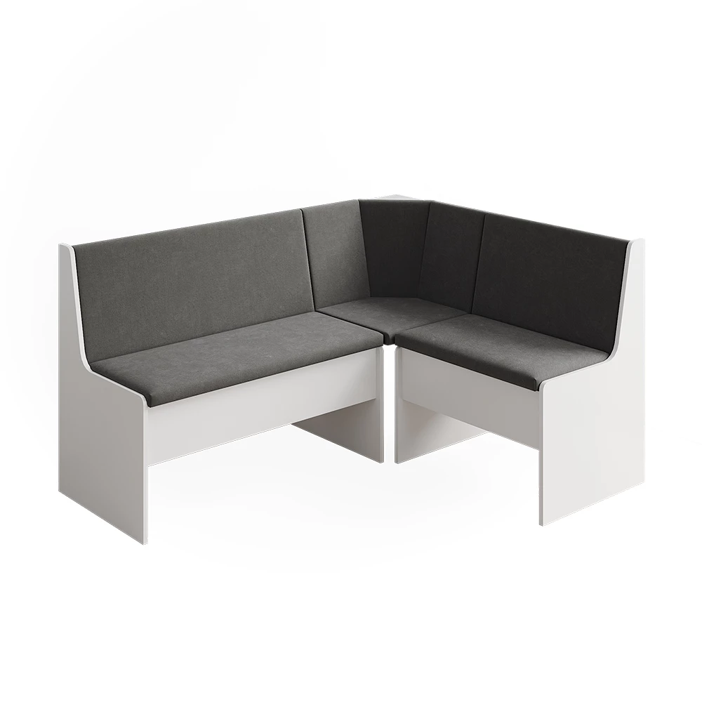 Eetkamerhoekbank Ramon Wit 150 x 51 cm met opbergruimte Vicco