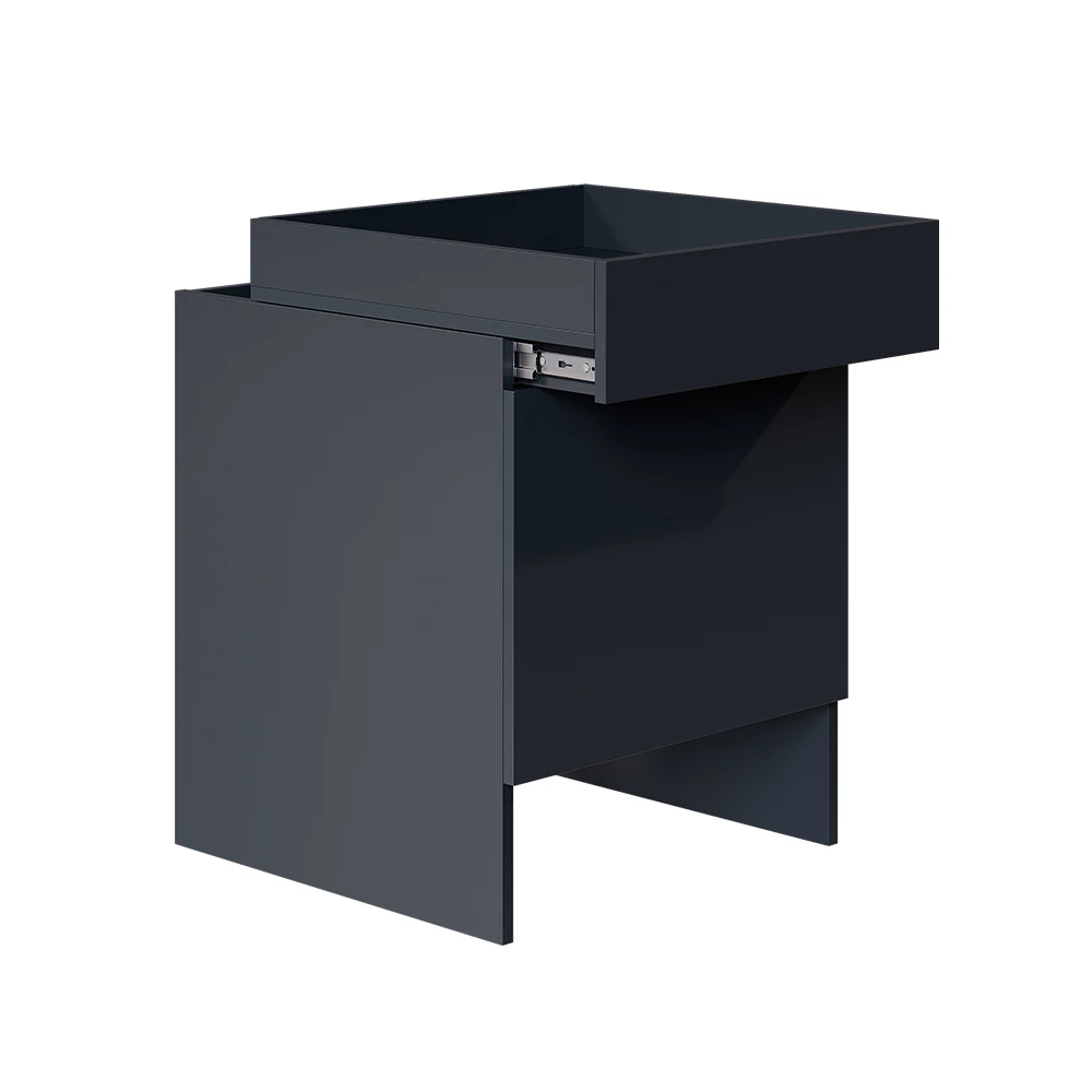 Robotstofzuigerkast Dustin Antraciet 50 x 67.5 cm met 1 deur Vicco