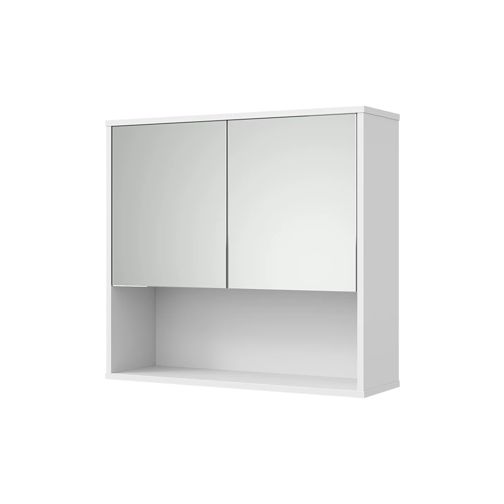 Badkamerspiegelkast Eliza Witte golf 70 x 65 cm Vicco