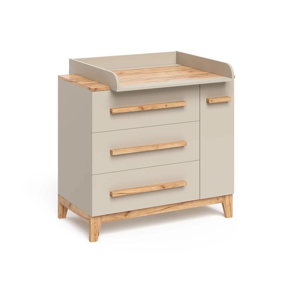 Commode Malia Kasjmier 98 x 98 cm met 1 deur & 3 laden Vitalispa