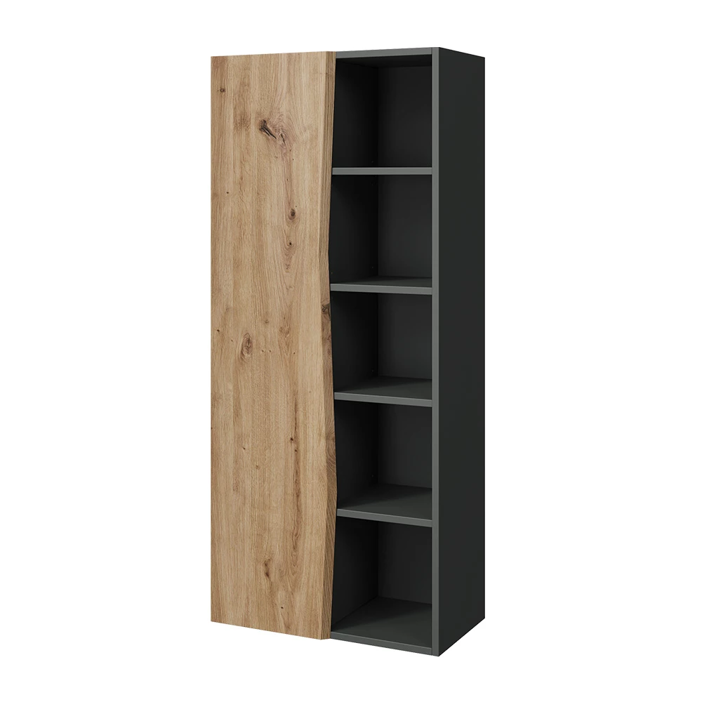 Badkamerkast Willow Ambachtelijk 56 x 130 cm met 5 open vakken Vicco